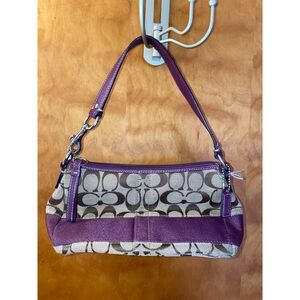 Purple Coach Purse